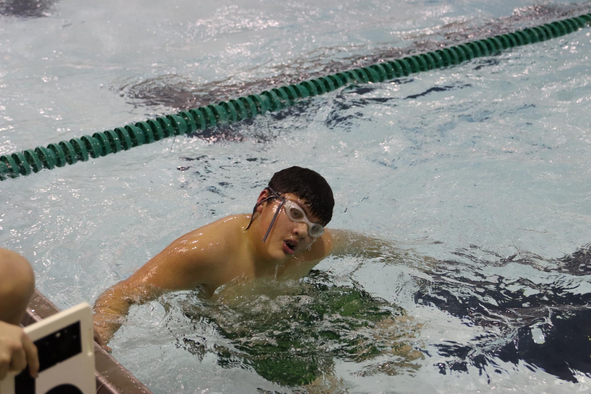 Swimming Defeats Anderson High School