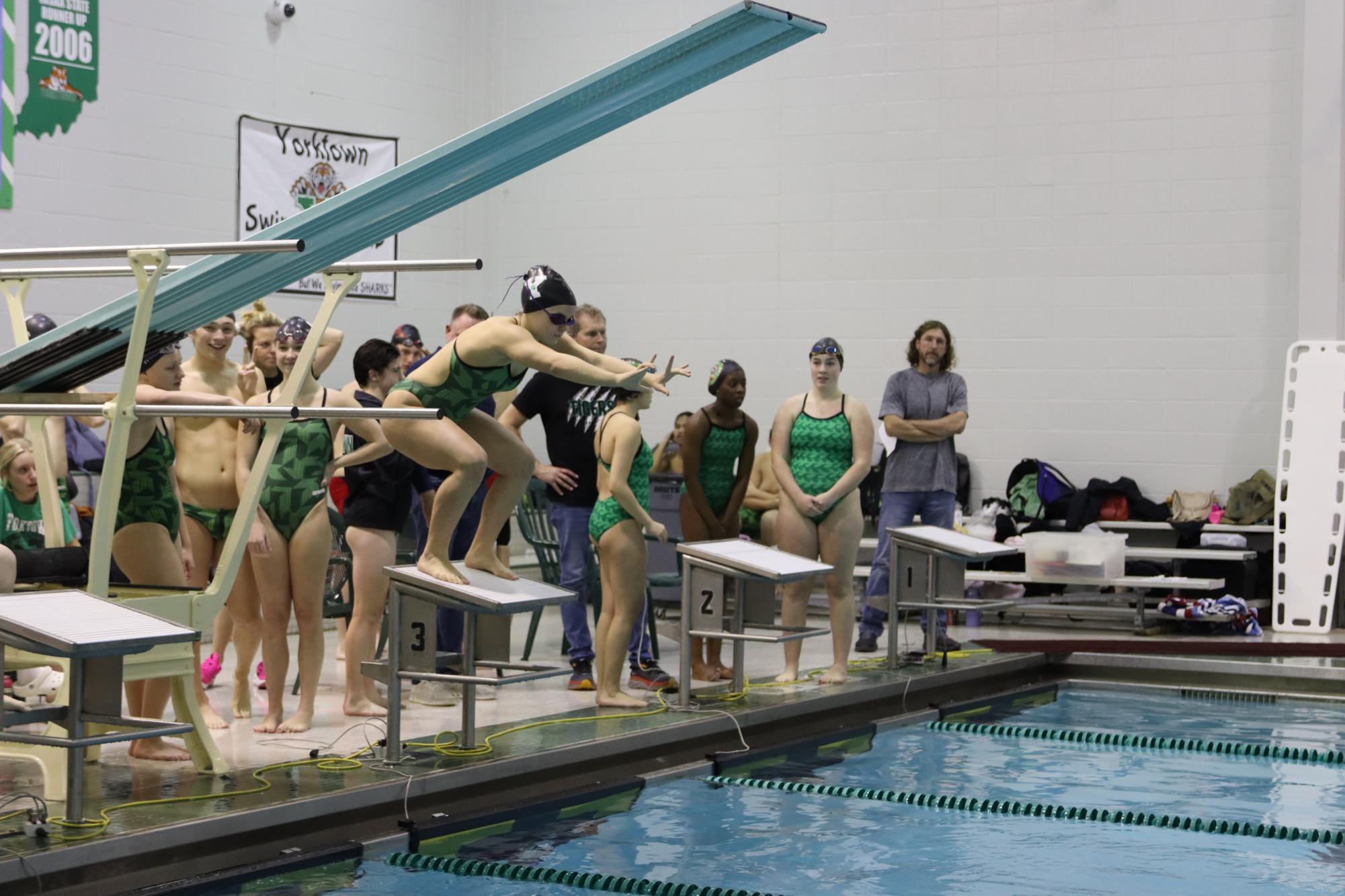 Swimming Defeats Anderson High School